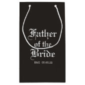 Père officiel de la mariée Petit sac cadeau (Dos)