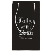 Père officiel de la mariée Petit sac cadeau (Devant)
