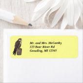 Peregrine Falcon Address Label (Insitu)