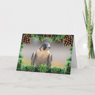 Peregrine Falcon Christmas Kaart