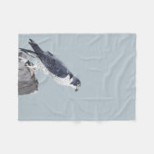 Peregrine Falcon Fleece Blanket (Voorkant (Horizontaal))