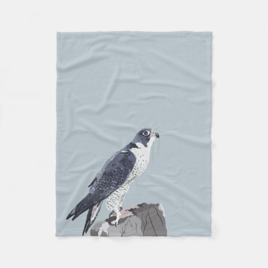 Peregrine Falcon Fleece Blanket (Voorkant)