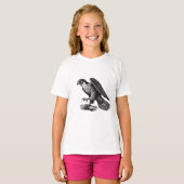 Peregrine falcon Girls' T-Shirts (Devant entier)