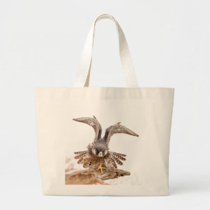 Peregrine Falcon Grote Tote Bag