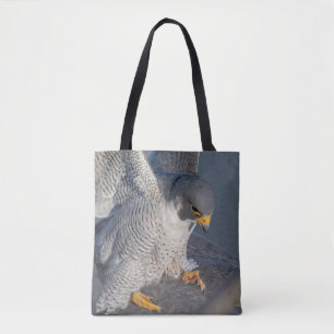 Peregrine Falcon langs de Hudson rivier Draagtas