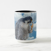 Peregrine Falcon langs de Hudson rivier Mok (Midden)