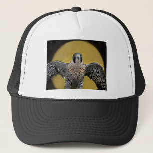 Peregrine Falcon Moon Rising Trucker Pet