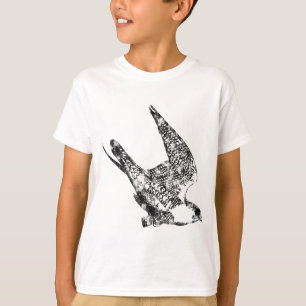 Peregrine Falcon Sketch T-shirt