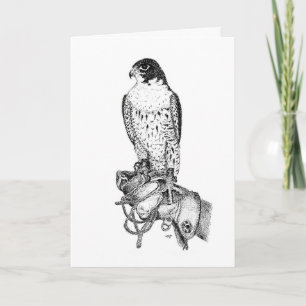 Peregrine Falcon Verjaardag Kaart