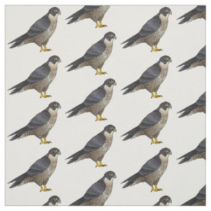 Peregrine falcon-vogelschilderij cartoon stof
