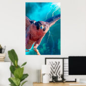 Peregrine Falcon WINGS (MERCURY) Poster (Thuiskantoor)