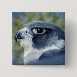 Peregrine Vierkante Button 5,1 Cm