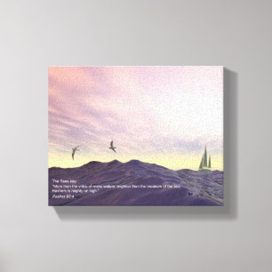 Perek Shira - De Zeeen Canvas Afdruk