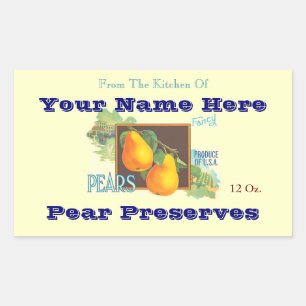 Peren Bewerkbare Baking Sticker