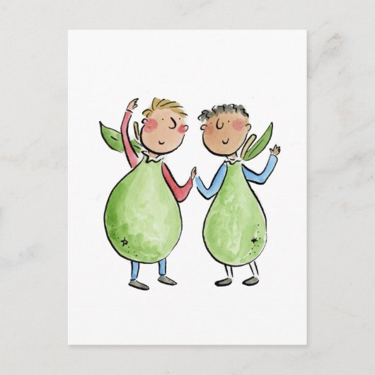 peren briefkaart (Voorkant)