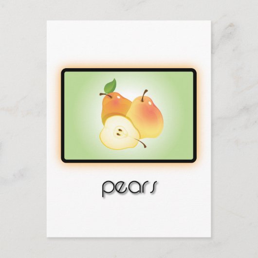 peren briefkaart (Voorkant)