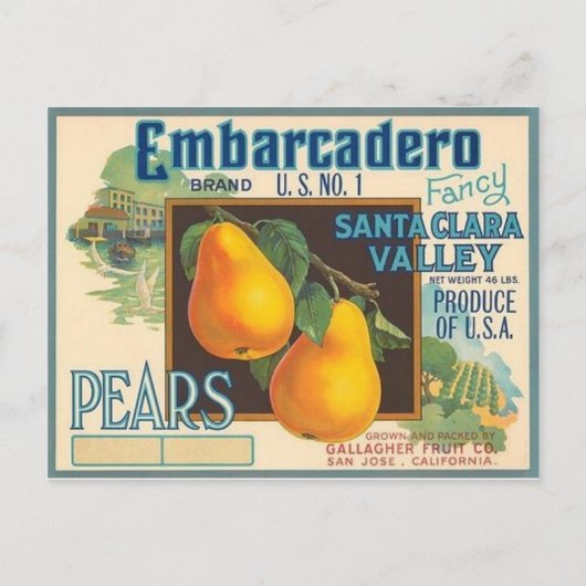 peren briefkaart (Voorkant)
