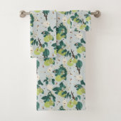 Peren en bijen in een botanische bloementuin bad handdoek (Insitu)