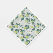 Peren en bijen in een botanische bloementuin servet (Hoek)