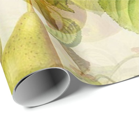 Peren en bladeren cadeaupapier (Rol Hoek)