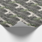 Peren en Hitksplaat in zwarte en witte Natuur Cadeaupapier (Hoek)