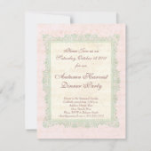  peren Herfst Oogst Dinner Party Kaart (Achterkant)