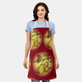 Peren op een boom schort (Gedragen)