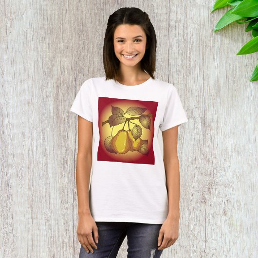 Peren op een boom t-shirt