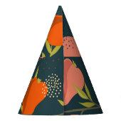 Peren Overlap: Kleurrijk  behang Feesthoedjes (Achterkant)