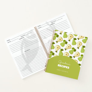 Peren print receptenboek notitieboek