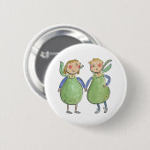 peren ronde button 5,7 cm (Voorkant /achterkant)