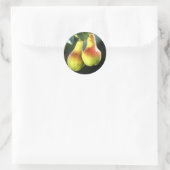 peren ronde sticker (Tas)