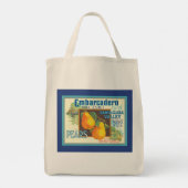 Peren Vintage Vruchtenkvruchten art. Canvas tas (Achterkant)