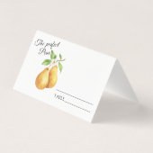 Peren vrijgezellenfeest - trouwtafel nummer kaart (Achterkant)