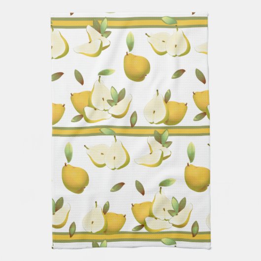 Peren Vruchten Botanisch Theedoek (Verticaal)