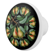 Peren ~ zwart of elke kleur achtergrond ~ * ~ keramische knop (Rechts)