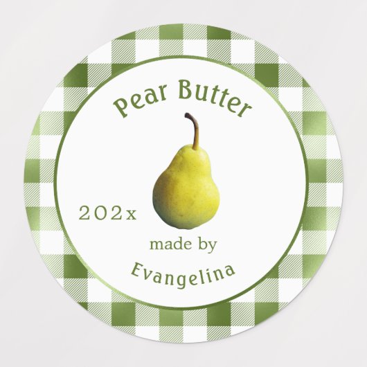 perenboter gepersonaliseerd kantelen labels (Design 1)