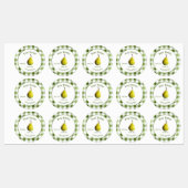 perenboter gepersonaliseerd kantelen labels (Vel)