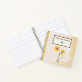 Perennial Gaillardia Bloem Gepersonaliseerd Comp Notitieboek (Binnen)
