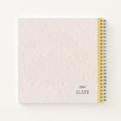 Perennial Gaillardia Bloem Gepersonaliseerd Comp Notitieboek (Achterkant)