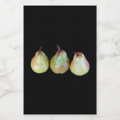 perentrio wijn etiket (Enkel label)