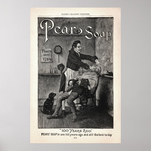  perenzeep Ad vanaf 1888 Poster (Voorkant)