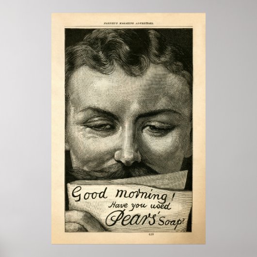  perenzeep Ad vanaf 1890 Poster (Voorkant)