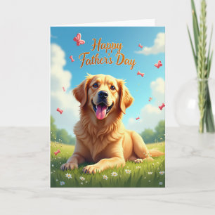 Pères Amoureux de Retriever Carte
