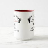 Pères avec de jolies filles Mug (Centre)
