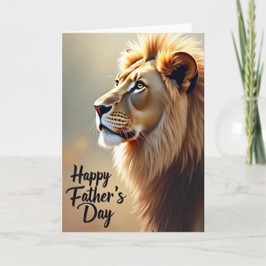 Pères Lions Contemplatifs Carte (Devant)