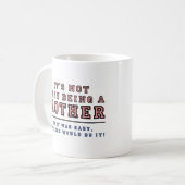 Pères ne sont pas mères Mug drôle (Devant gauche)