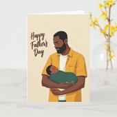 Pères rayés aiment les cartes (Fleur jaune)