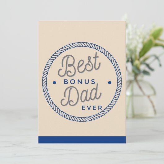 Pères Steppère cartes de jour Stepdad Typographie (Debout devant)