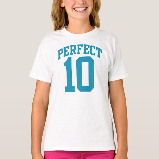Perfect 10 VARSITY 10th BIRTHDAY T-shirt (Voorkant)